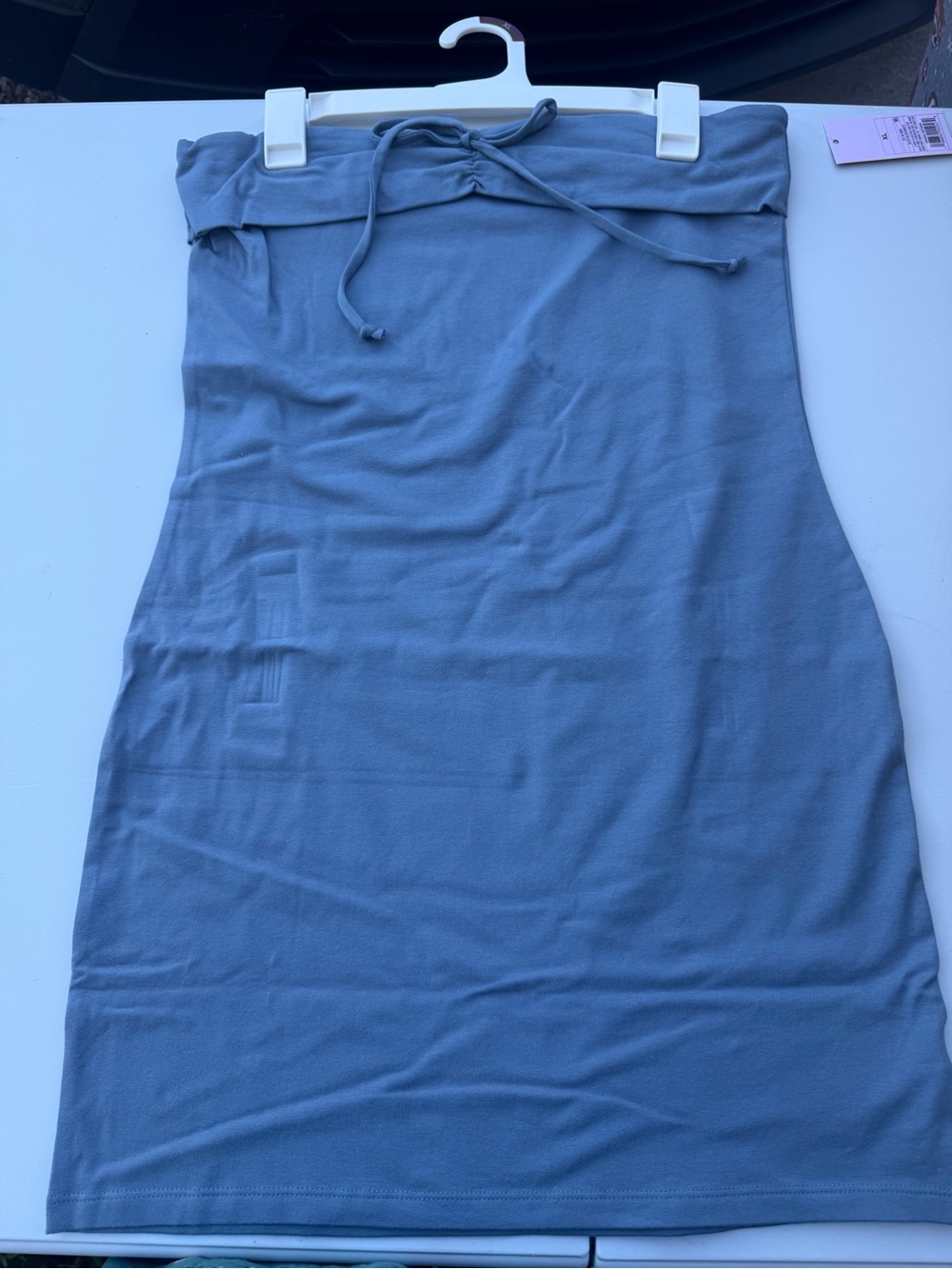 wild fable Strapless Slate Blue Bodycon Dress - Picture 2 of 4